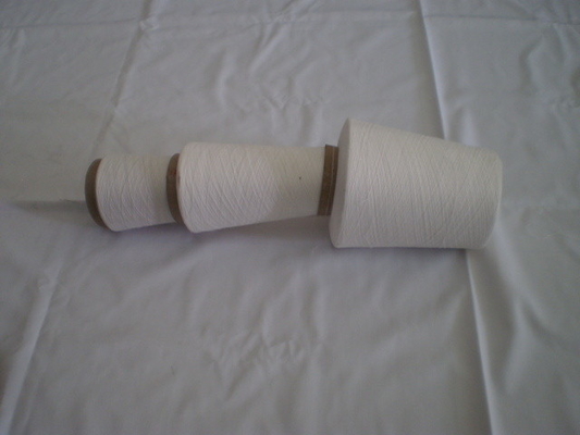 100% Close Virgin High Tenacity Polyester Yarn , Raw White