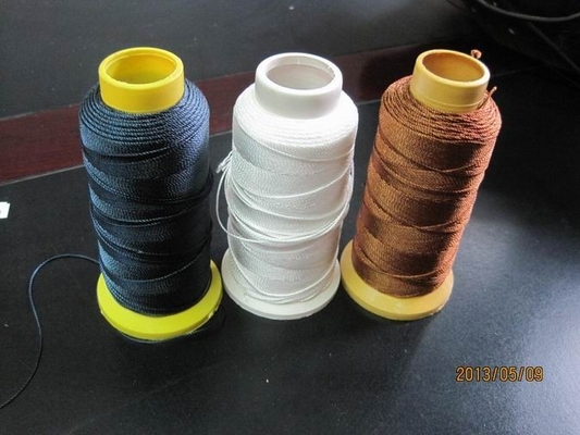 Polyester High Tenacity Sewing Thread 210d/2 , 210d/3 Kilo Cone